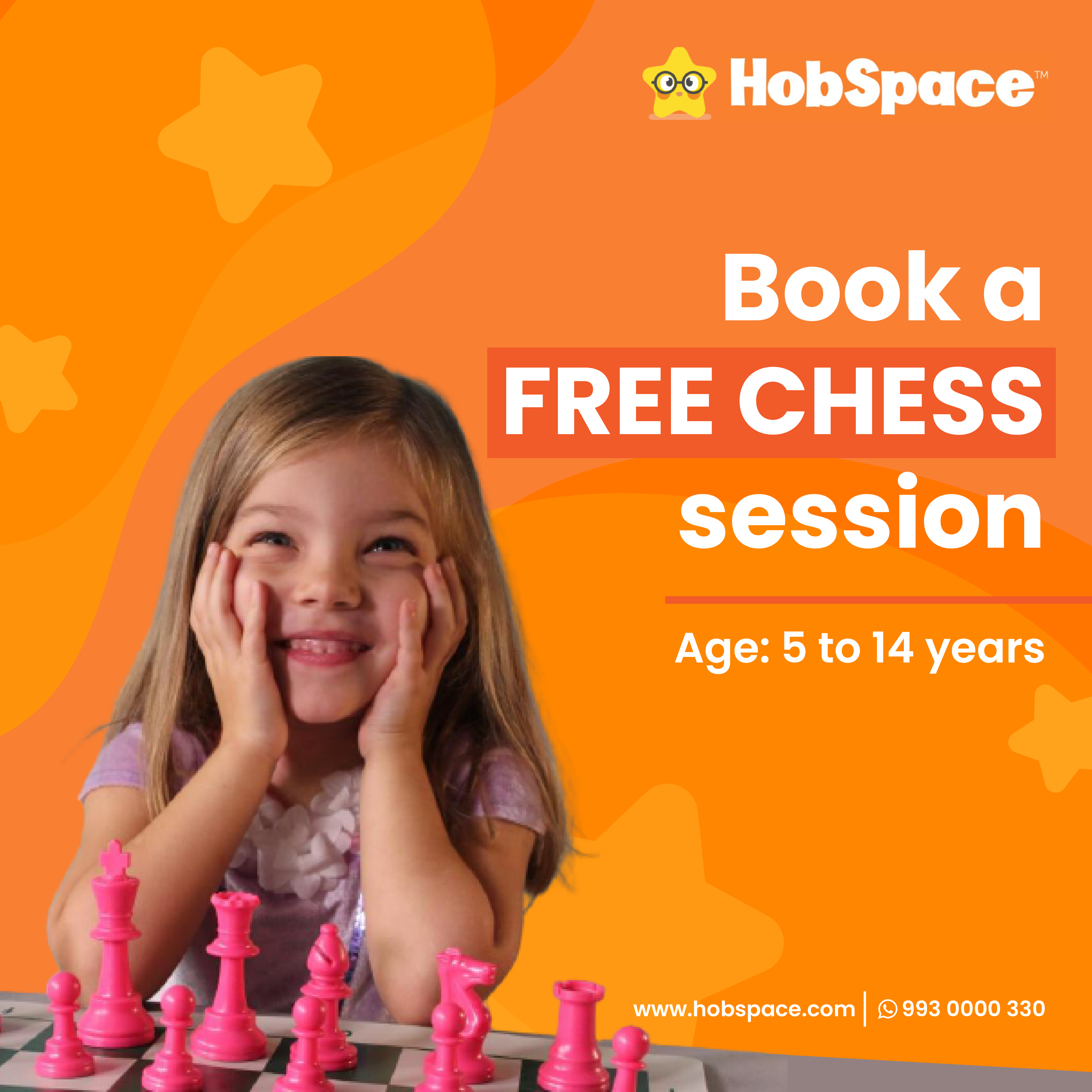 chess class for kids at hobspace